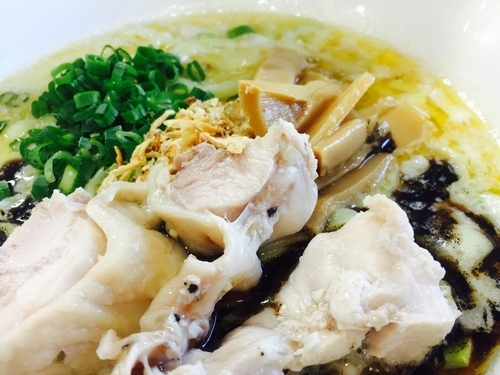 「コク鶏塩SOBA」@麺丼Dining 夢者の写真