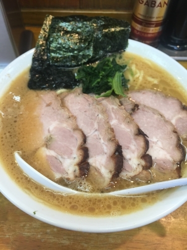 「チャーシュー麺大盛、硬め濃いめ」@らーめん 㐂輪の写真
