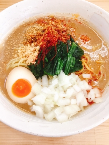 「【限定】濃厚担々麺 玉ねぎトッピング」@宮二郎の写真