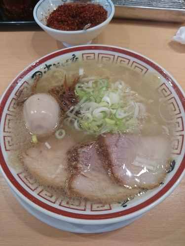 「中華そば 700円 味玉(クーポン)」@田中そば店の写真