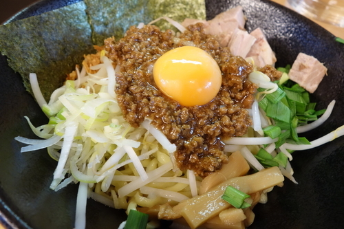 「みやまぜそば　追い飯付き790円」@中華蕎麦 みやまの写真