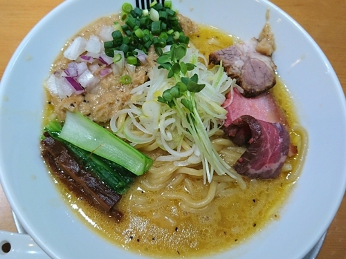 「鶏ホタテそば」@竹末東京プレミアムの写真