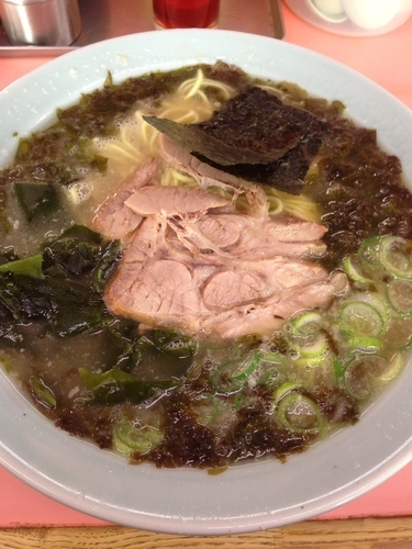 「岩のりラーメン」@ラーメンショップ たつみや 麻溝台の写真