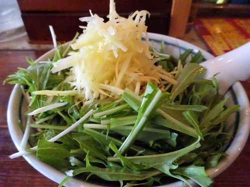 「とくやの生姜入りらぅめん 700円 ＋ とくやのごはん」@らぅめん とくやの写真