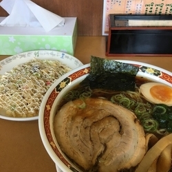 こくダレ醤油らーめん&マヨチャーハン（小）