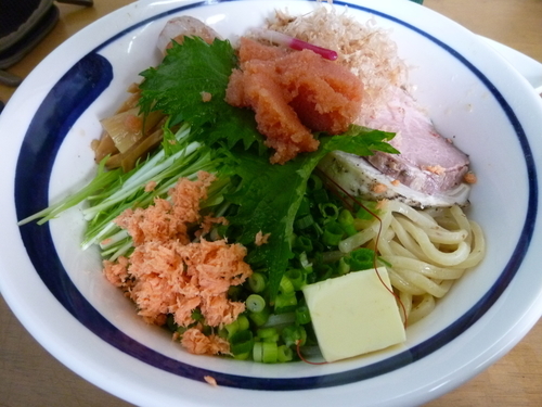 「【限定】博多料亭 稚加榮の無添加明太子にて和え蕎麦」@MENYA 食い味の道有楽の写真