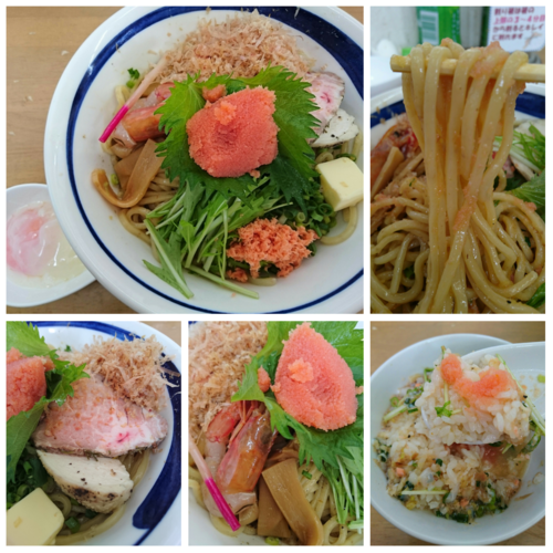 「【限定】博多料亭稚加榮の無添加明太子にて和え蕎麦」@MENYA 食い味の道有楽の写真