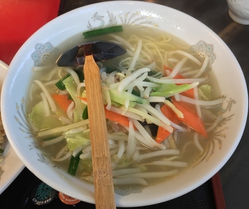 「タンメン＋チャーハン（￥750＋￥700）」@中華料理 とーたる亭の写真