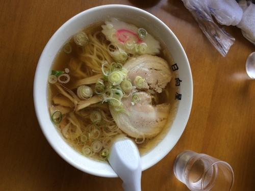 「ラーメン大盛り」@青竹手打ちラーメン 日向屋の写真