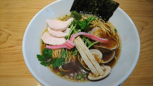 「蛤ＳＯＢＡ　９８０円」@Ginza Noodles むぎとオリーブの写真