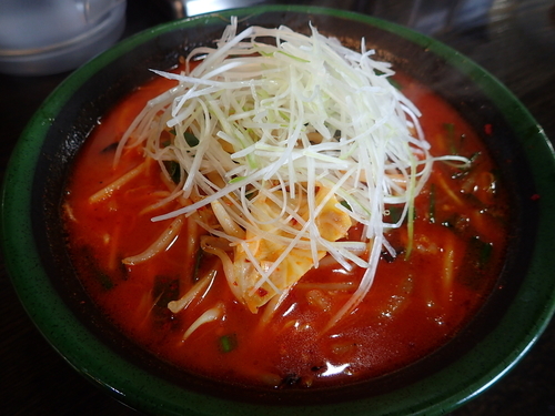 「亀ちゃんラーメン・中辛・太麺」@亀ちゃん食堂の写真