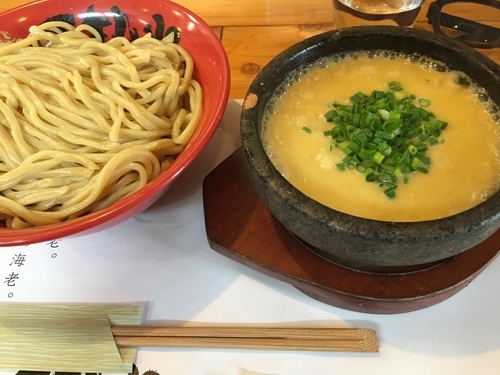 「雲丹のつけ麺」@活龍 海老蟹専門 甲殻堂の写真
