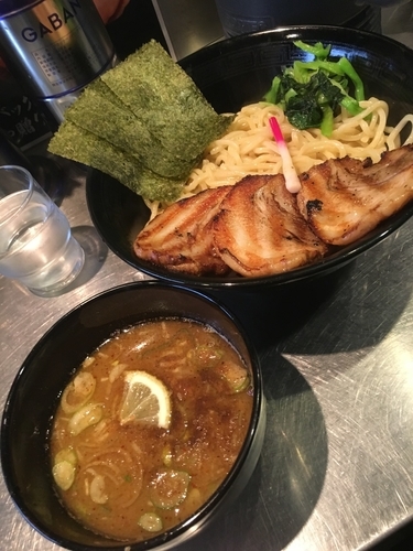 「チャーシューつけ麺1,000円(熱盛)」@龍が如しの写真