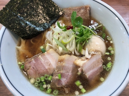 「極正油SOBA950円」@麺家 Shumen Doushiの写真