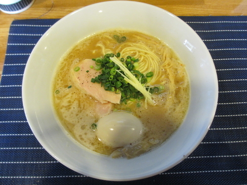 「生姜鶏そば＋味玉　880円」@中華蕎麦 はざまの写真