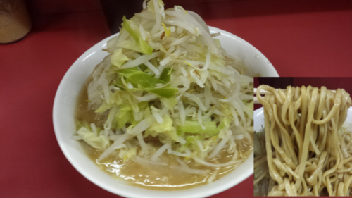 「小ラーメン(そのまま)700円」@ラーメン二郎 ひばりヶ丘駅前店の写真