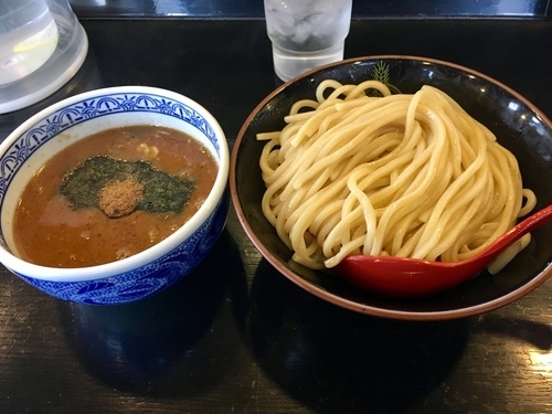「つけ麺 中300g 温盛 ¥730」@つけ麺専門店 三田製麺所 国分寺並木店の写真