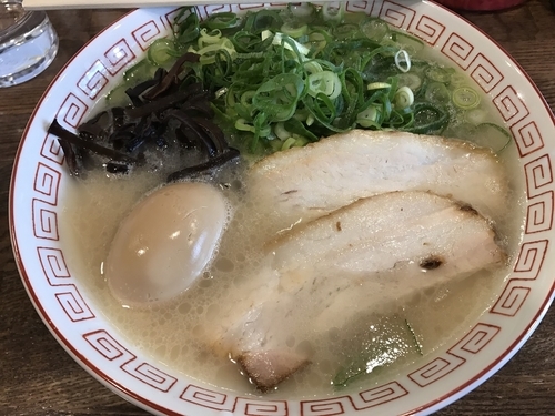 「ネギらーめんセット」@本場博多 長浜ラーメン まるむら 東陽町店の写真