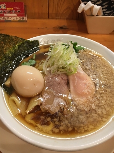 「ワハハ煮干そば￥750(煮玉子は別です)」@中華そば ムタヒロ 大阪福島店の写真