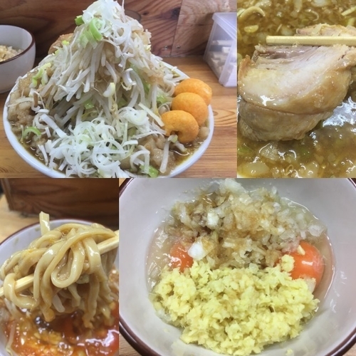 「ラーメン中 ＋カーリマン ＋コッコマン」@ハイマウントの写真