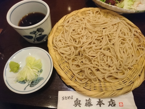 「もり蕎麦 その他いろいろ」@奥藤本店 甲府駅前店の写真