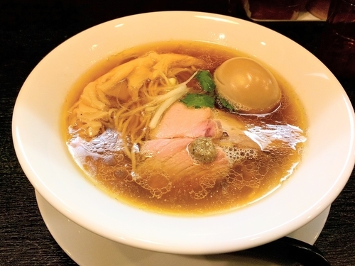 「醤油そば+味玉」@麺屋 中川會 住吉店の写真