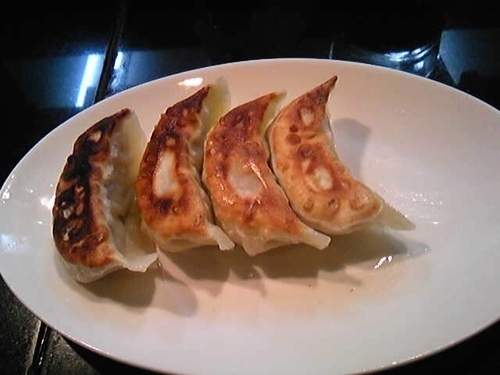 「超キャベツ餃子　４粒」@七福軒の写真