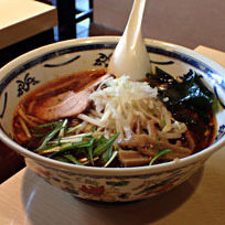 「唐し味噌らーめん750円」@らーめん でくの坊の写真