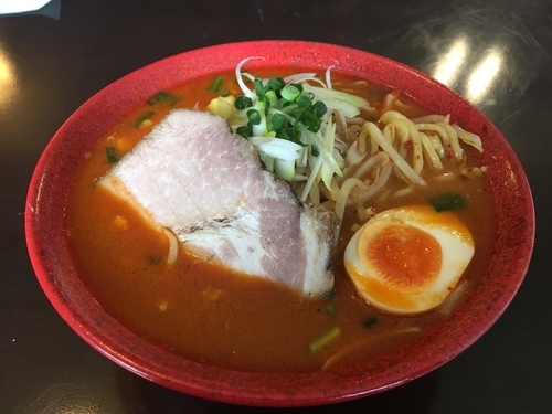 「味噌ラーメン720円、辛玉1玉50円」@麺処 福ふくの写真