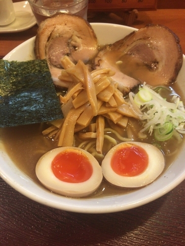 「中華麺普通盛り、おつまみ3種」@めん 和正の写真