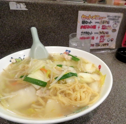 「タンメン（580円）」@天龍 マリナード店の写真