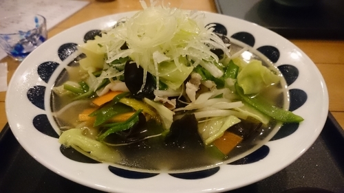 「特製タンメン」@とりそば 若松の写真