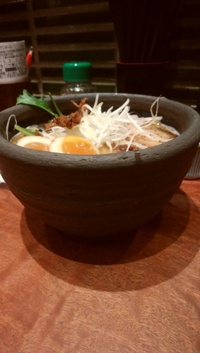 「海老のなんとか(^_^;」@俺の創作らぁめん 極や 上野広小路店の写真