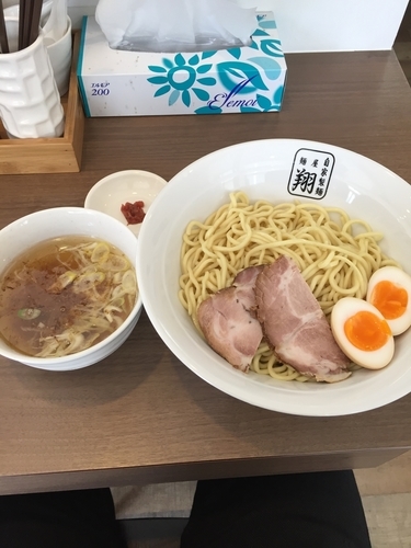 「淡麗しゃばしゃば塩つけ麺 特盛  800円」@麺屋 翔の写真