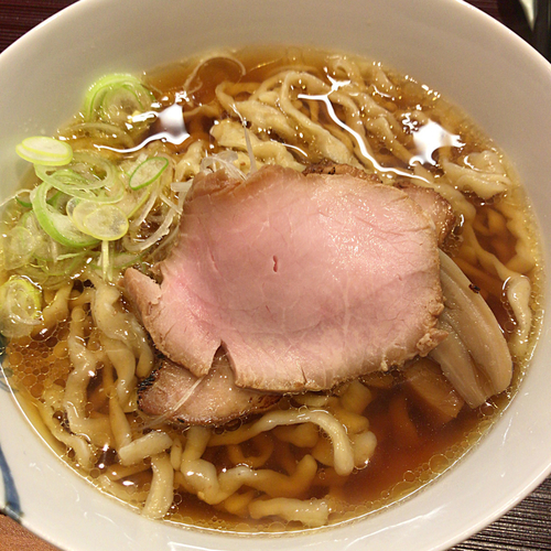 「醤油（手もみ麺）750円」@麺 みつヰの写真