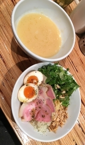 「特製鶏ソバ (をつけ麺仕様で)」@NOODLE STOCK 鶴おかの写真