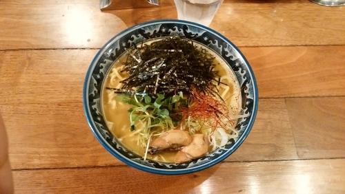 「牡蠣の拉麺大盛」@麺や佐市の写真