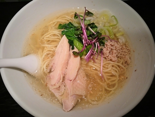 「塩生姜らー麺」@塩生姜らー麺専門店 MANNISHの写真