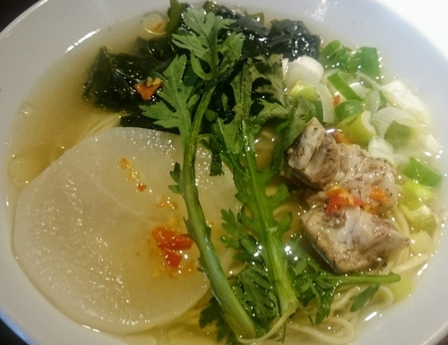 「三陸ワカメそば２０１７（限定、９００円）」@志奈そば 田なか Secondの写真