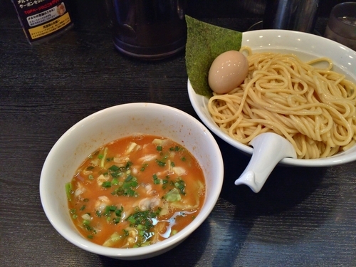 「春のピリ辛つけ麺」@大勝軒まるいち 大宮店の写真
