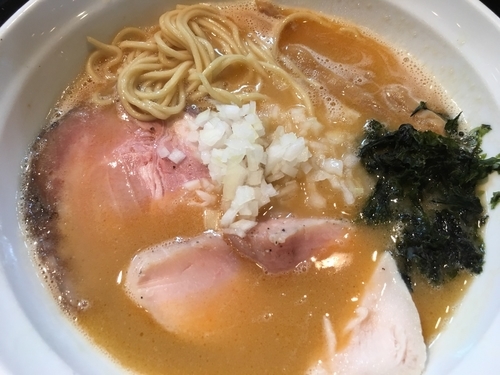 「びんびん海老SOBA」@七福軒の写真