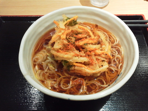 「かき揚げそば 430円」@そばいち 神田店の写真