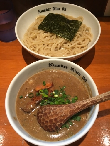 「濃厚つけ麺800円(熱盛)」@麺Dining Number Nine 09の写真