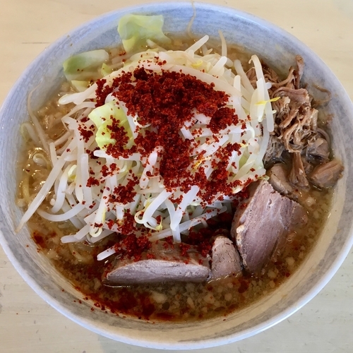 「特製海老辛ラーメン (900円)」@ラーメン JIDAIの写真