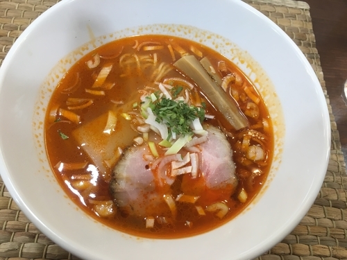 「壱富士ラーメン（トマトソース選択）800円」@ONLY ONE NOODLE 壱富士の写真
