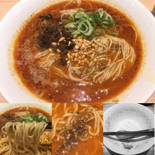 「京山椒香る濃厚坦々麺」@鯛塩そば灯花 本店の写真