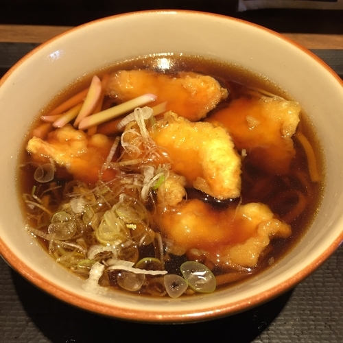 「鶏天（￥430）」@十割蕎麦 さ竹 恵比寿店の写真