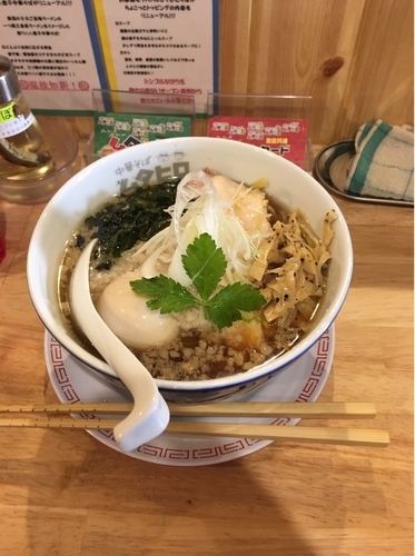 「ワハハ特製煮干そば」@中華そば ムタヒロの写真