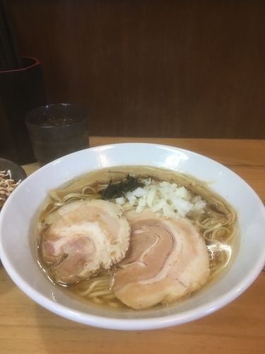 「煮干そば＋替玉」@ときわ亭の写真