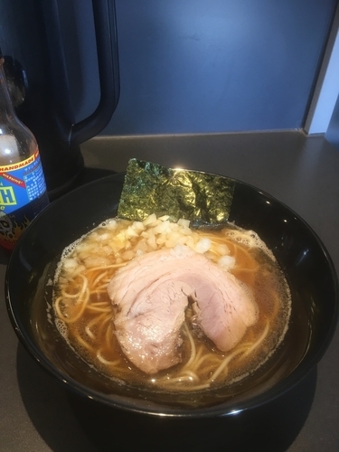 「限定煮干そば＋あぶらそば」@煮干乱舞の写真